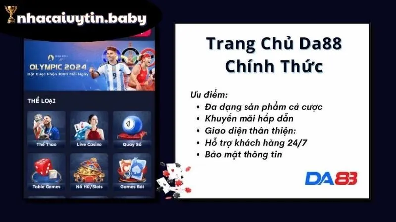 Dịch vụ tại DA88